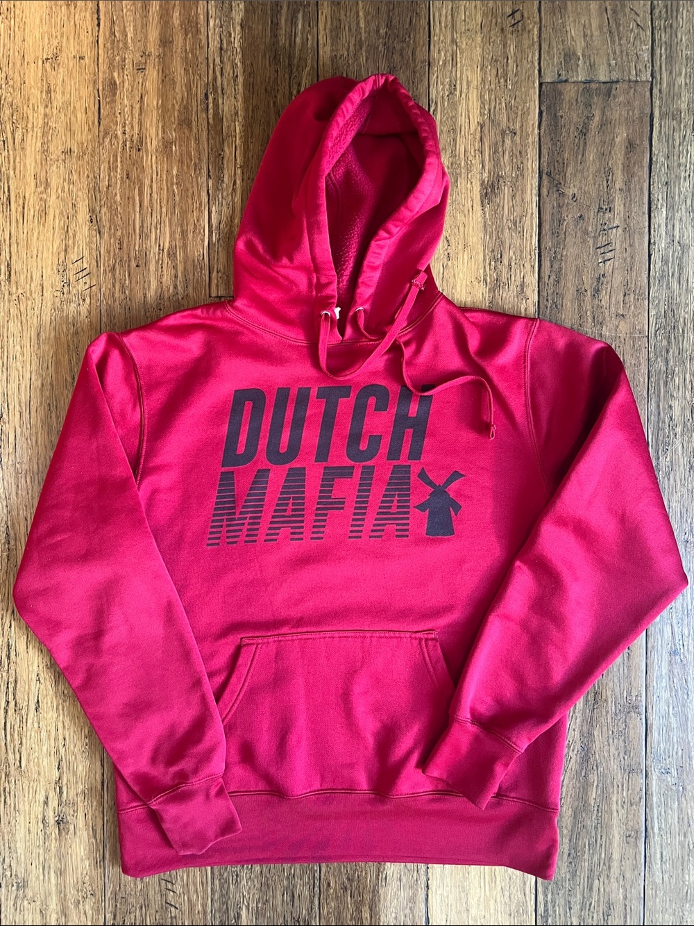 Dutch Bros Red Hoodie Sweatshirt